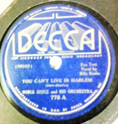 You Can’t Live in Harlem / That’s What Love Did to Me