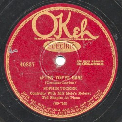 After You've Gone / I Ain't Got Nobody