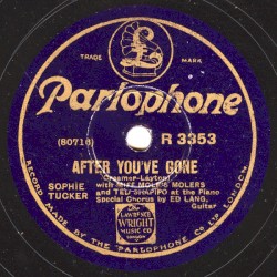 After You've Gone / I Ain't Got Nobody