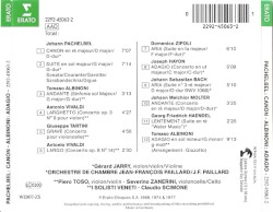 Pachelbel: Canon, Bach: Aria, Albinoni: Adagio