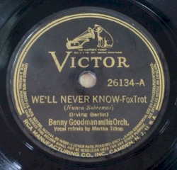 We'll Never Know / Undecided