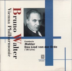 Das Lied von der Erde ('36 Live)