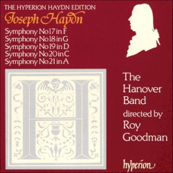 Symphony No 17 In F / No 18 In G / No 19 In D / No 20 In C / No 21 In A