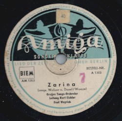 Zarina / Signorina, adé!