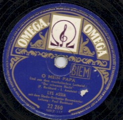 O mein Papa / Uebers Jahr wenn die Kornblumen blühen