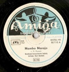 Mambo Marajo / Wie oft du mich küßt