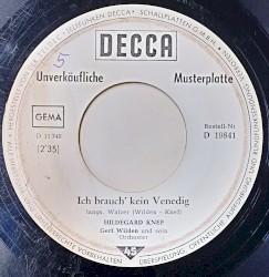 Ich brauch' kein Venedig / Ich wollte dich vergessen