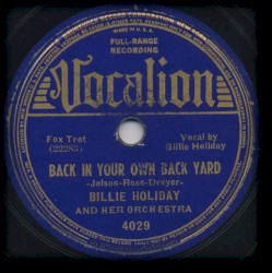 When a Woman Loves a Man / Back in Your Own Back Yard