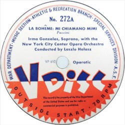 La bohême: Mi chiamano Mimi / I pagliacci: Vesti la giubba