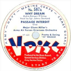 Why Dream / Passage Interdit / Beale Street Blues