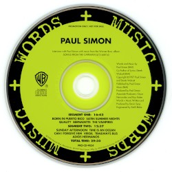 Songs From the Capeman - Words + Music