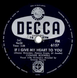 If I Give My Heart to You / Friends and Neighbours