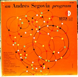An Andrés Segovia Program
