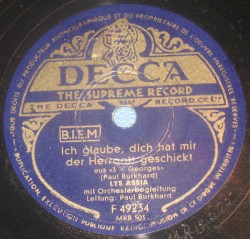 Ich glaube, dich hat mir der Herrgott geschickt