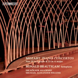 Piano Concertos nos. 19 in F major & no. 23 in A major
