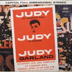 Judy at Carnegie Hall