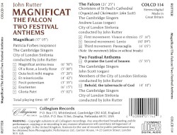 Magnificat / The Falcon / Two Festival Anthems
