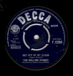 Get Off of My Cloud / The Singer Not the Song