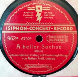 Ä heller Sache / Mir Sachsen, mir sein helle