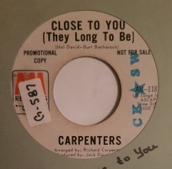 Close to You (They Long to Be) / I Kept on Loving You