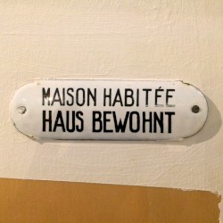 Maison habitée