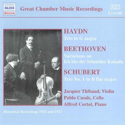 Great Chamber Music Recordings: Trios