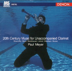 20th Century Music for Unaccompanied Clarinet