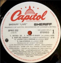 Sheriff “Live”
