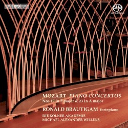 Piano Concertos nos. 19 in F major & no. 23 in A major