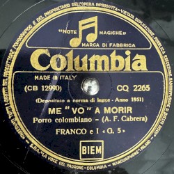 Me "vo" a morir / Noche de ronda