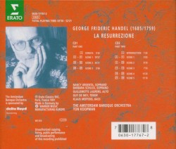 La Resurrezione (The Amsterdam Baroque Orchestra, feat. conductor: Ton Koopman, singers: Argenta, Schlick, Laurens, De Mey, Mertens)