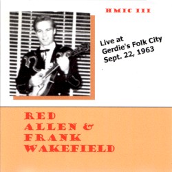 Live at Gerdie’s Folk City, Sept. 22, 1963