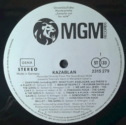 Kazablan: The Original Sound Track Album