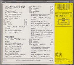 Lutoslawski: Partita / Chain 2 / Strawinsky: Violinkonzert