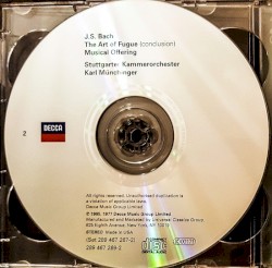 The Art of Fugue / Musical Offering