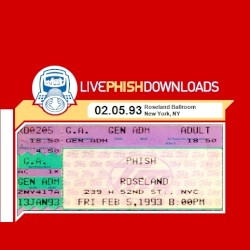 1993-02-05: Roseland Ballroom, New York, NY, USA