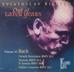 French Ouverture, BWV 831 / Toccata, BWV 912 & Sonata, BWV 966 / Italian Concerto, BWV 971