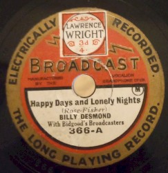 Happy Days and Lonely Nights / A Dicky Bird Told Me So