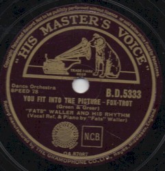 You Fit Into the Picture / Every Day's a Holiday