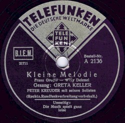 Kleine Melodie / Die Musik spielt ganz leise