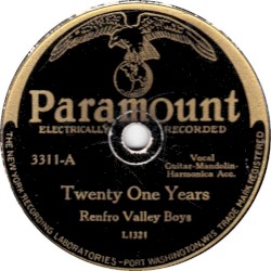 Twenty-One Years / I Wonder How the Folks Are at Home