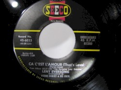 Ca C'Est L'Amour (That's Love) / I Want to Be Happy