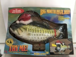 Big Mouth Billy Bass Sings for the Holidays!