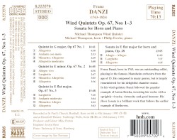 Wind Quintets Op. 67, Nos 1-3 / Sonata for Horn and Piano